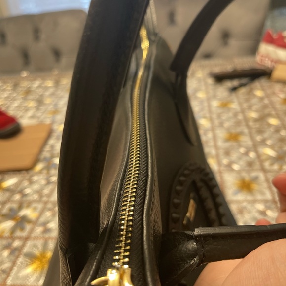 VALENTINO BY MARIO VALENTINO Kim Rock Logo Leather Satchel - Picture 7 of 13